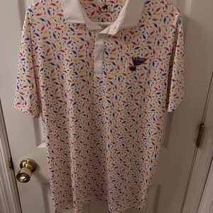 31Fore Brand Anheuser Busch St. Louis Blues Polo Golf Shirt Brand New Men's Sz L